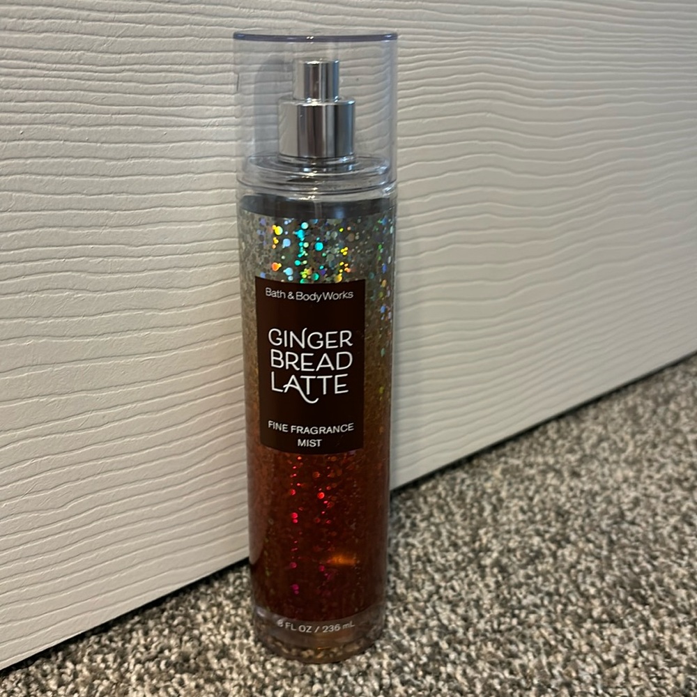 Bath & Body Works Gingerbread Latte Body Spray Partial Bottle